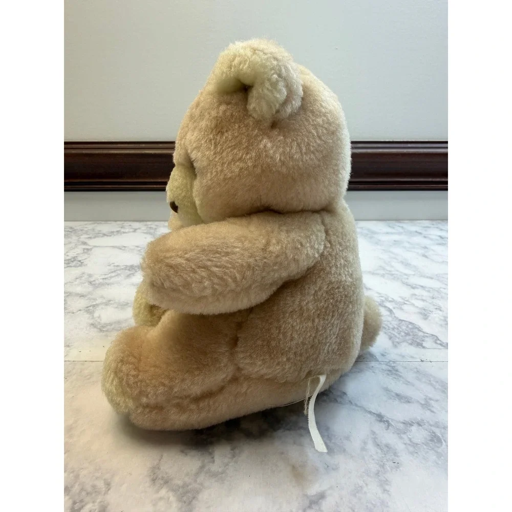 Vintage Honey Beige Plush Teddy Bear Soft Stuffed Animal Toy 7 Inch Small